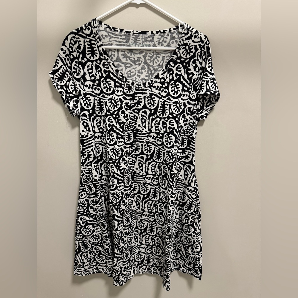 Soft Surroundings Santiago Short-Sleeve Dress